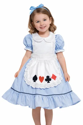 Vestido Infantil Temático - Estilo Alice