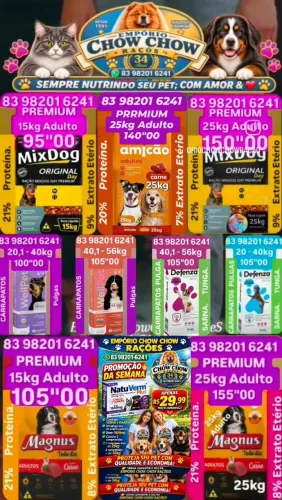 Ração MIXDOG ORIGINAL DAY PREMIUM 15kg/25kg Adulto