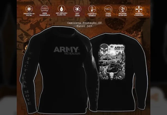 Camisas com proteção uv