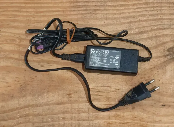 Fonte Impressora Hp Original 0957-2385 Pino Roxo Bivolt Com Cabo