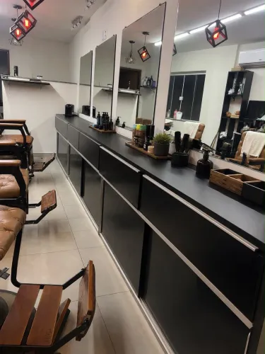Bancada para barbearia 