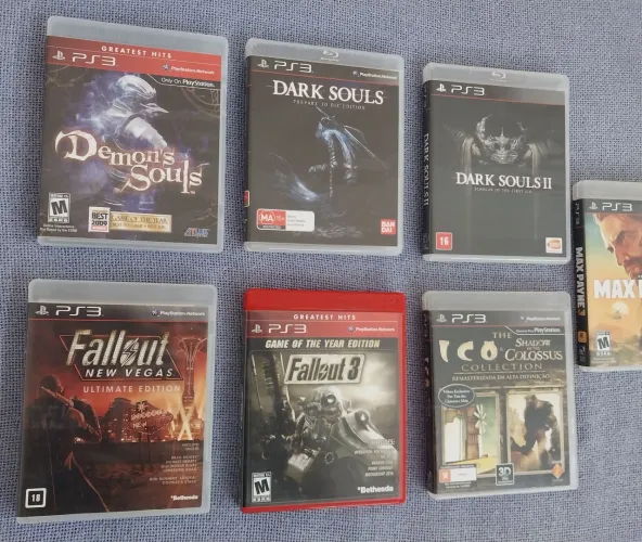 Ps3 raros p/ colecionador RPG's e SOULS + brinde
