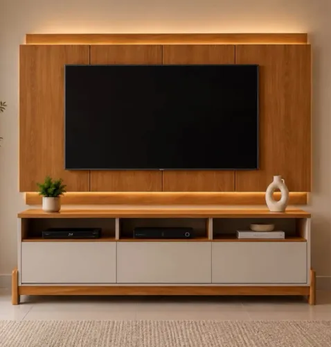 Painel e rack na caixa novo