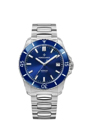 Relógio Venezianico Nereide Automático azul novo