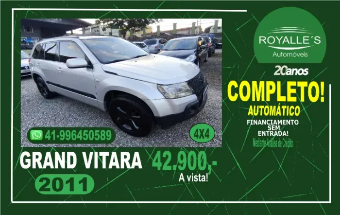 Suzuki Grand Vitara 2.0 16V 4x2/4x4 5P Aut. 2011
