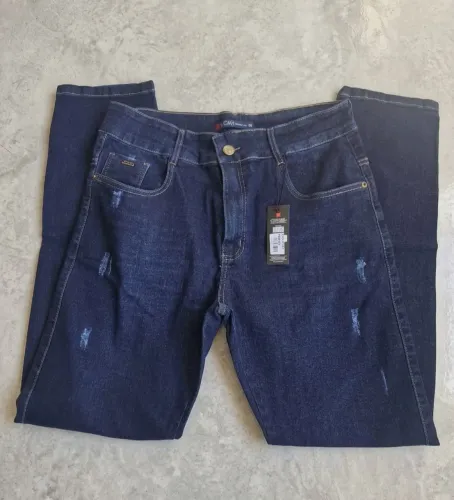 Calça jeans masculina 46