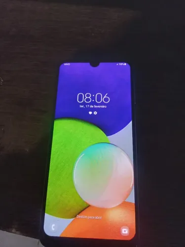 Celular sansung galáxia A22
