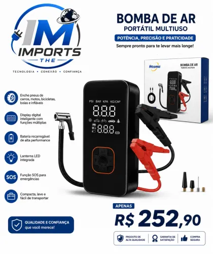 Bomba de Ar Portátil