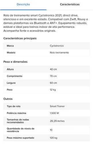 Rolo de treino 