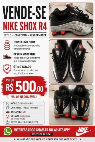 Nike Shox R4 Original - Tam. 38