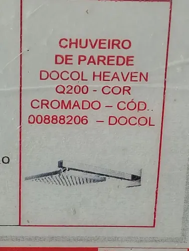Chuveiro novo