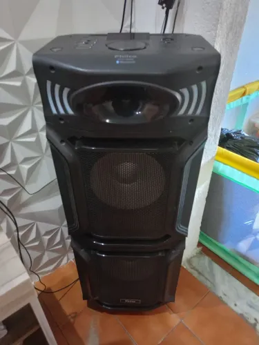 Caixa de som torre philco