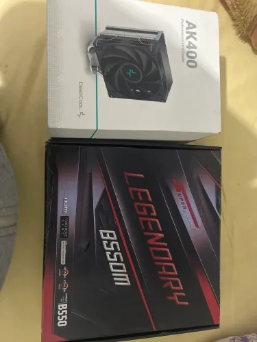 B550m legendary + Air cooler AK400