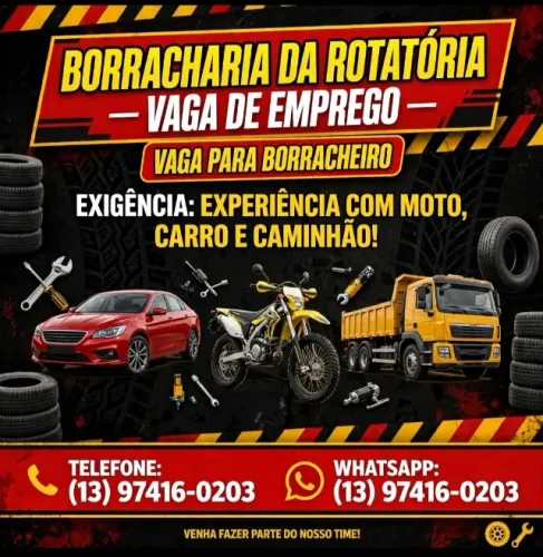 Contrata -se Borracheiro com experiência