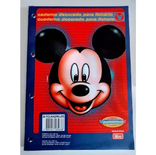 Bloco Mickey Vintage anos 90