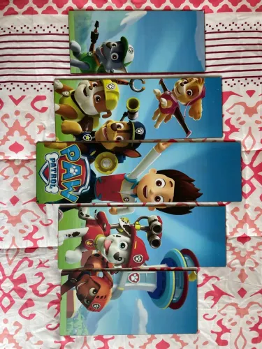 QUADRO DECORATIVO INFANTIL - patrulha canina.