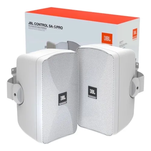 Caixas De Som Acústica Jbl C521b Passiva 80 Watts Rms Branca Cor Branco