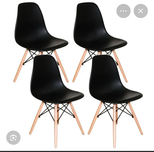 Cadeira Eames Eiffel Preta