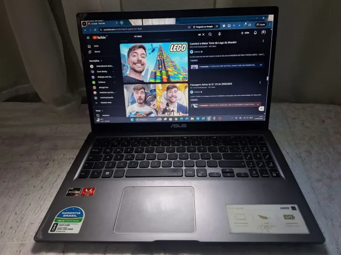 Notebook ASUS M515DA - AMD Ryzen 5 | Tela 15.6" | Super Conservado