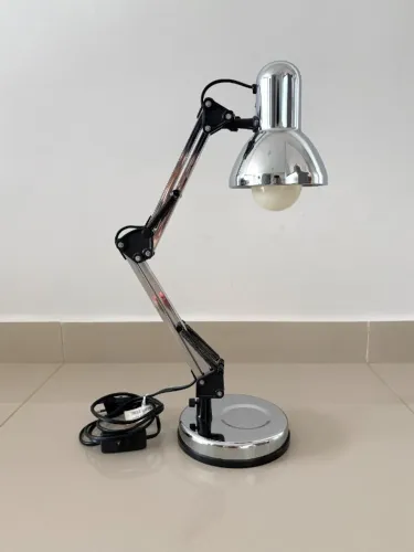 Luminária de Mesa Inox Tok Stok