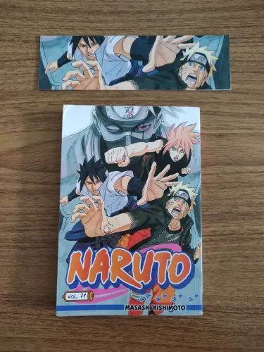 Naruto 71 (edição antiga) com marcador