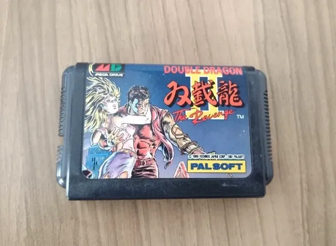 Double Dragon 2 - Cartucho Original Japonês Para Mega Drive