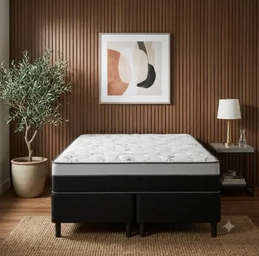 Conjunto Box Queen Prime Light Molas Ensacadas | Frete Grátis