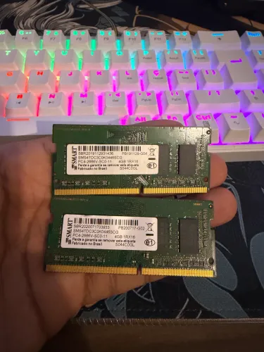 Kit 8GB (2x4GB) Memória RAM Notebook DDR4 2666MHz Smart
