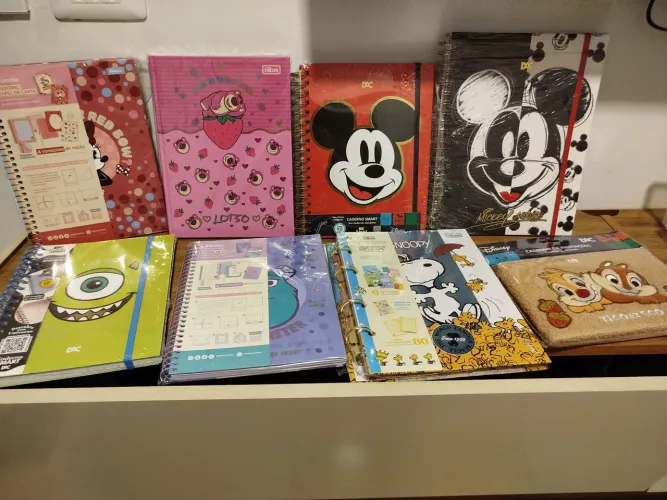 Vendo Cadernos Diversos temas 