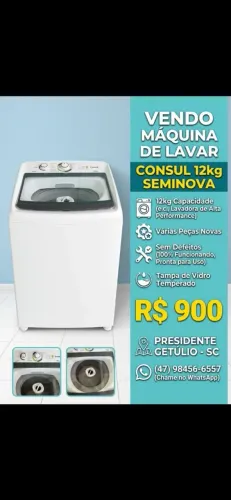 Máquina de lavar Consul 12 kg