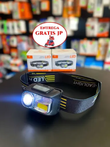 LANTERNA DE CABEÇA USB LED HMASTON HW08