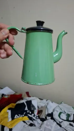 Bule esmaltado antigo