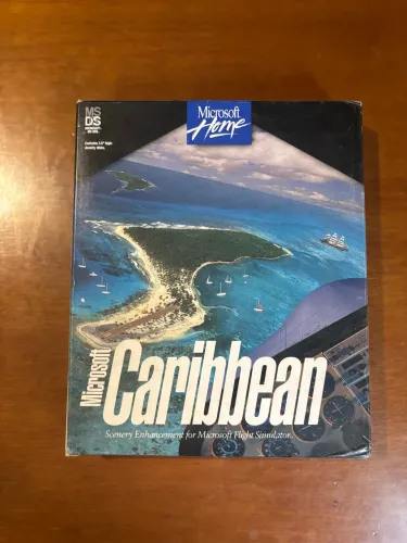  Jogo Microsoft Caribbean: Scenery Enhancement Para o Flight Simulator 1994 para MS-DOS