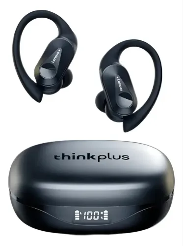 Fone Bluetooth 5.3 lenovo levipodos lp75 corrida thinkplus 