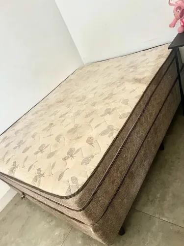 Cama box casal + colchão