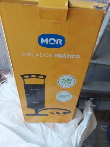 Inflador Manual Mor - NOVO, NUNCA USADO