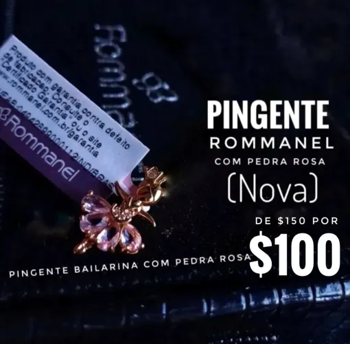 Pingente Rommanel Bailarina (Na etiqueta)