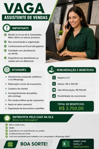 Assistente de Vendas