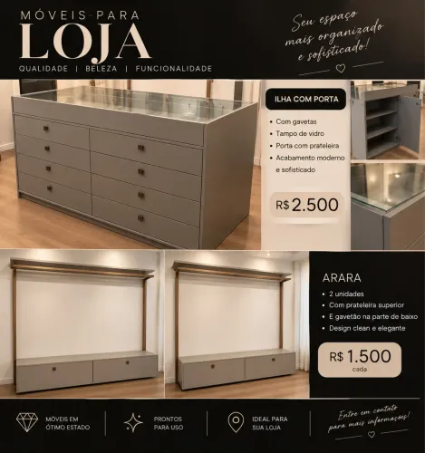 Móveis pra loja 