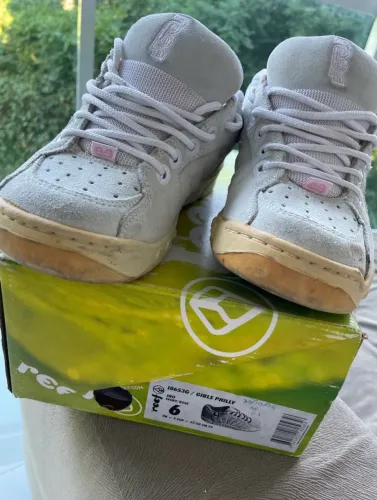 tênis reef philly feminino rosa na caixa