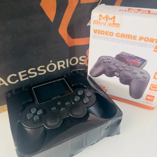 Mini Console De Jogos Portátil MM Mini Men 520 Jogos Clássicos
