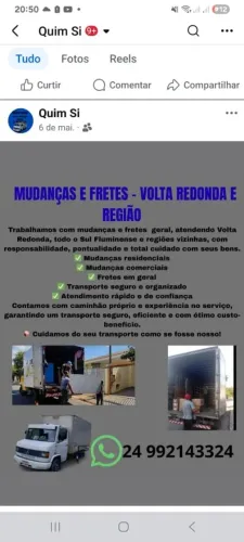 Mudança e frete 