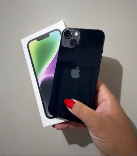 iPhone 14 preto 256 GB todo original