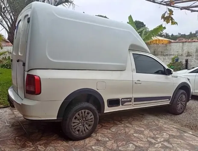 Capota Baú Duas Portas p/ Saveiro Cabine Simples G5/G6/G7