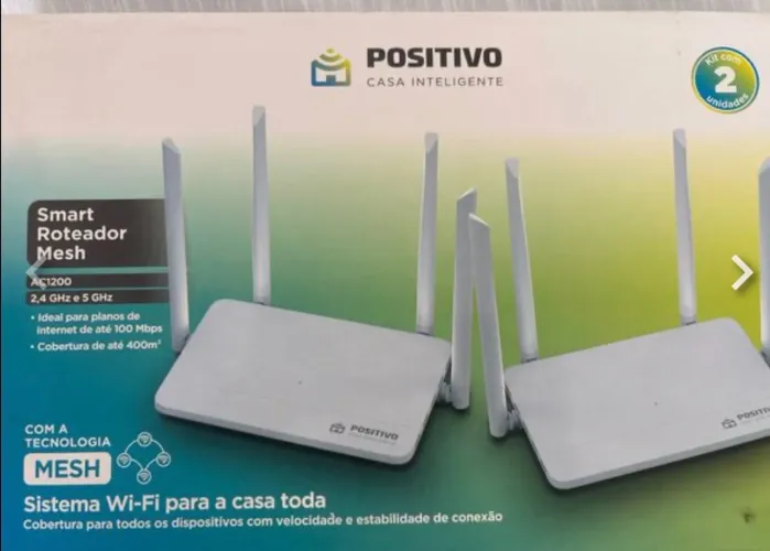 KIT ROTEADOR MESH POSITIVO AC1200