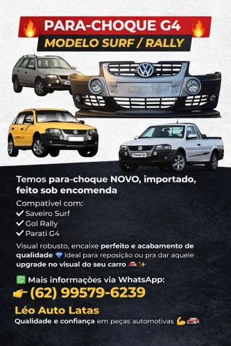 Parachoque Saveiro Surf Gol Rally Parati G4