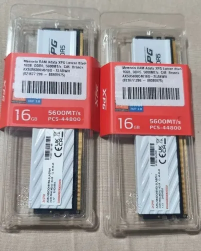 16gb memória RAM DDR5 5200 MHz (2 unidades)
