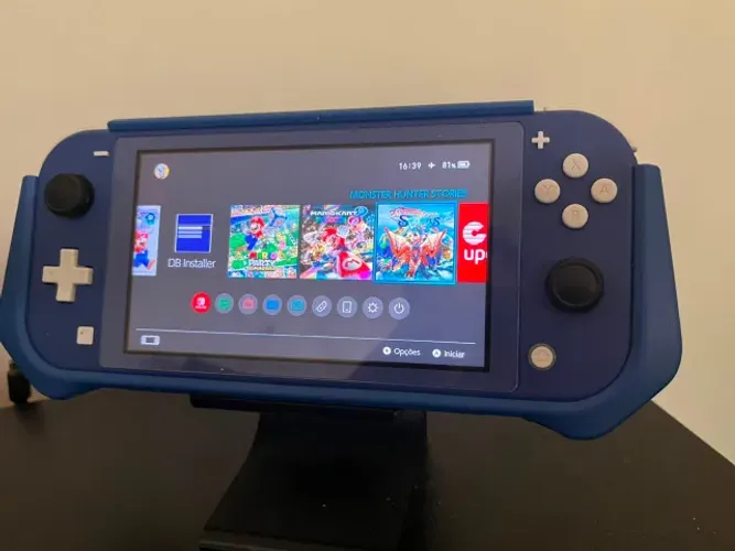 Nintendo Switch Lite Azul Desbloqueado 128gb