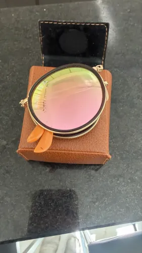 Óculos de sol Ray-Ban Round Folding (dobrável) RB3517