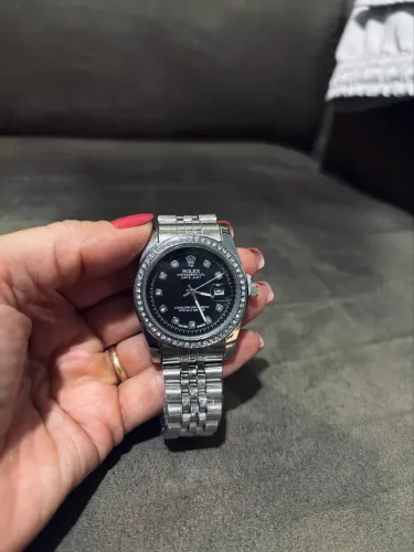 RELOGIO ROLEX DATEJUST / AÇO INOXIDÁVEL ?